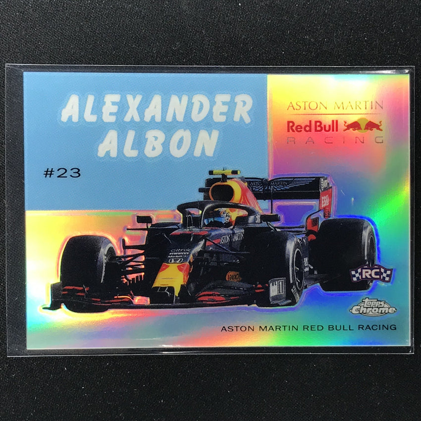 2020 Topps Chrome ALEXANDER ALBON 1954 World On Wheels Rookie Refractor #4