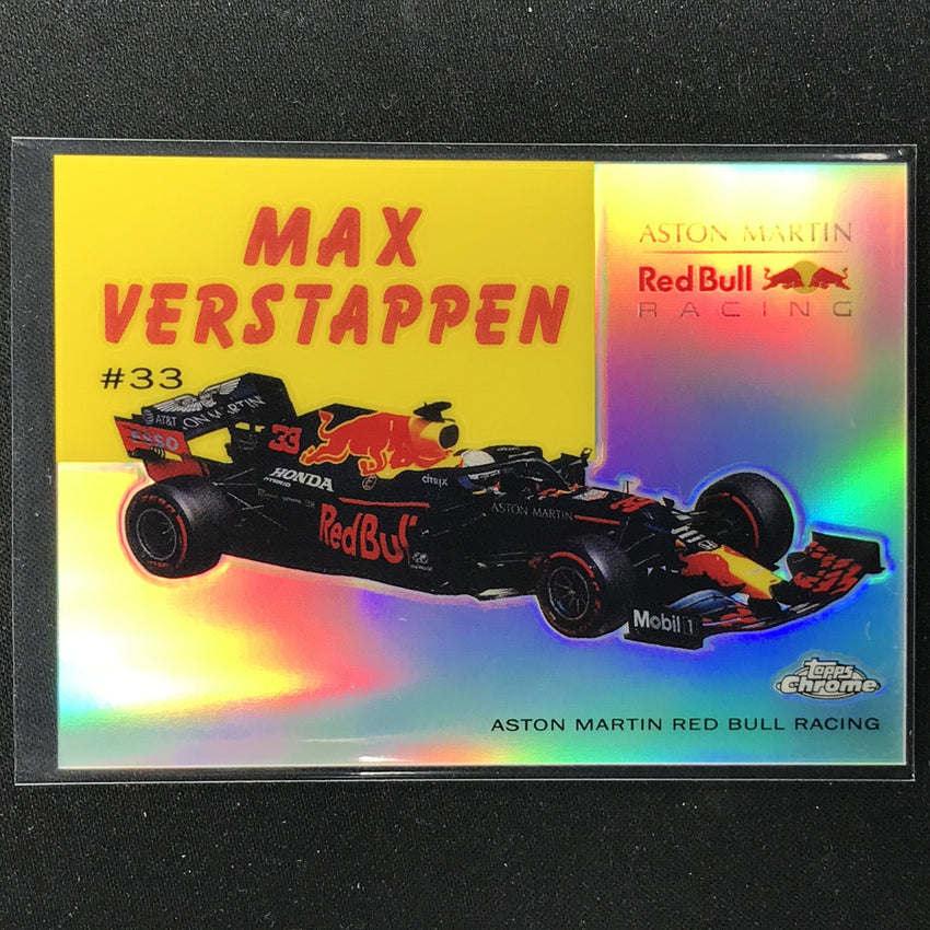 2020 Topps Chrome Max Verstappen 1954 World On Wheels Refractor No 5