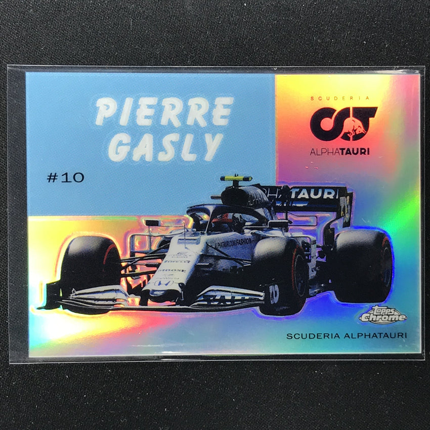 2020 Topps Chrome PIERRE GASLY 1954 World On Wheels Refractor #8