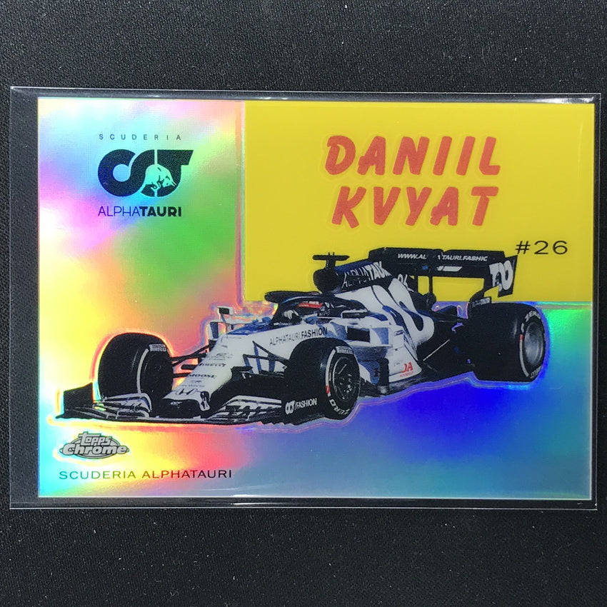 2020 Topps Chrome DANIIL KVYAT 1954 World On Wheels Refractor #9