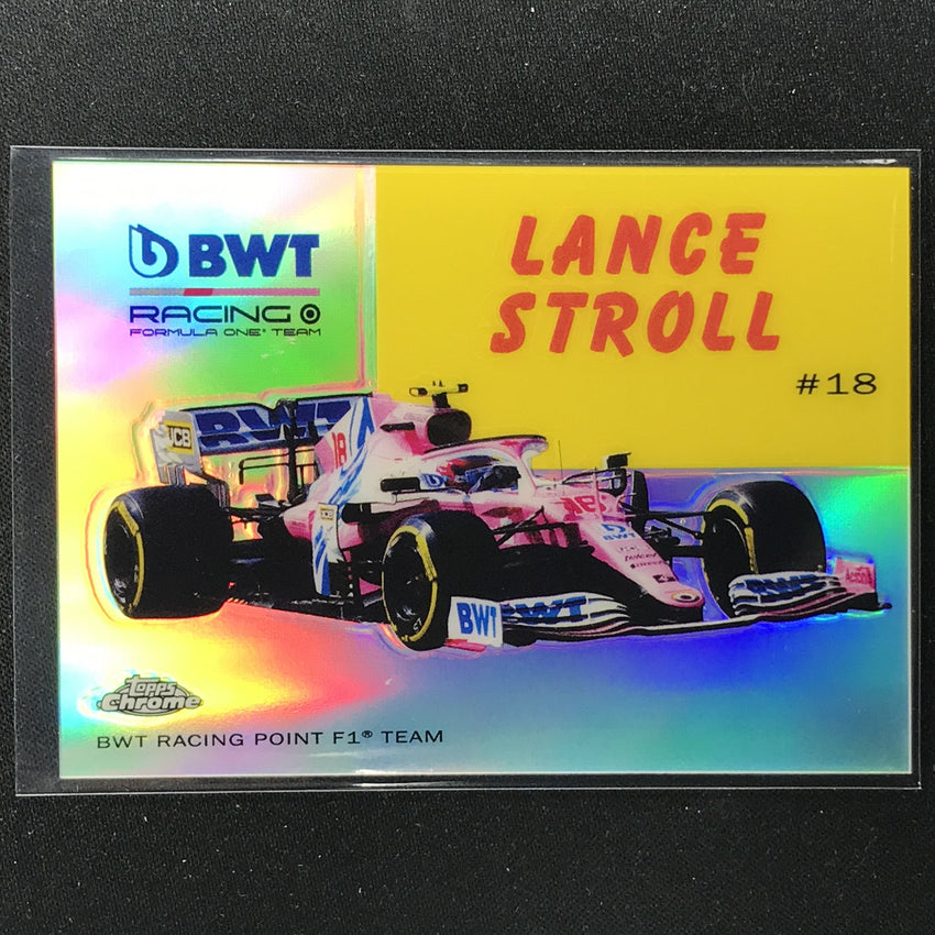 2020 Topps Chrome LANCE STROLL 1954 World On Wheels Refractor #11