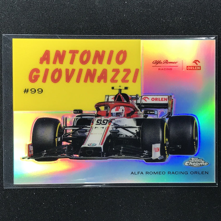 2020 Topps Chrome ANTONIO GIOVINAZZI 1954 World On Wheels Refractor #13