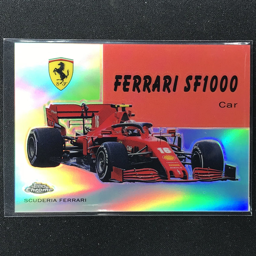 2020 Topps Chrome FERRARI SF1000 1954 World On Wheels Refractor #17