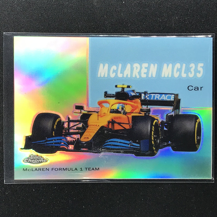 2020 Topps Chrome MCLAREN MCL35 1954 World On Wheels Refractor #19
