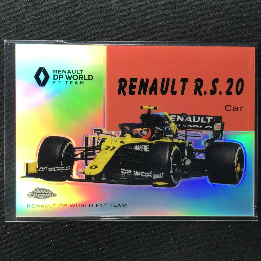2020 Topps Chrome RENAULT R.S.20 1954 World On Wheels Refractor #20
