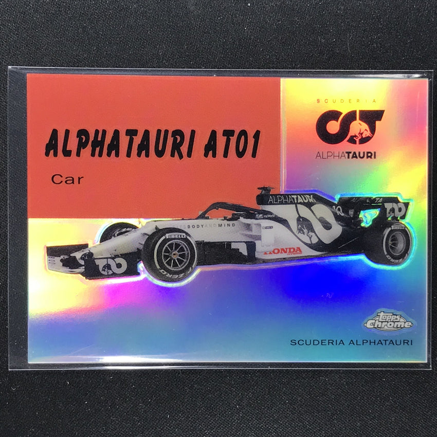 2020 Topps Chrome ALPHATAURI AT01 1954 World On Wheels Refractor #21