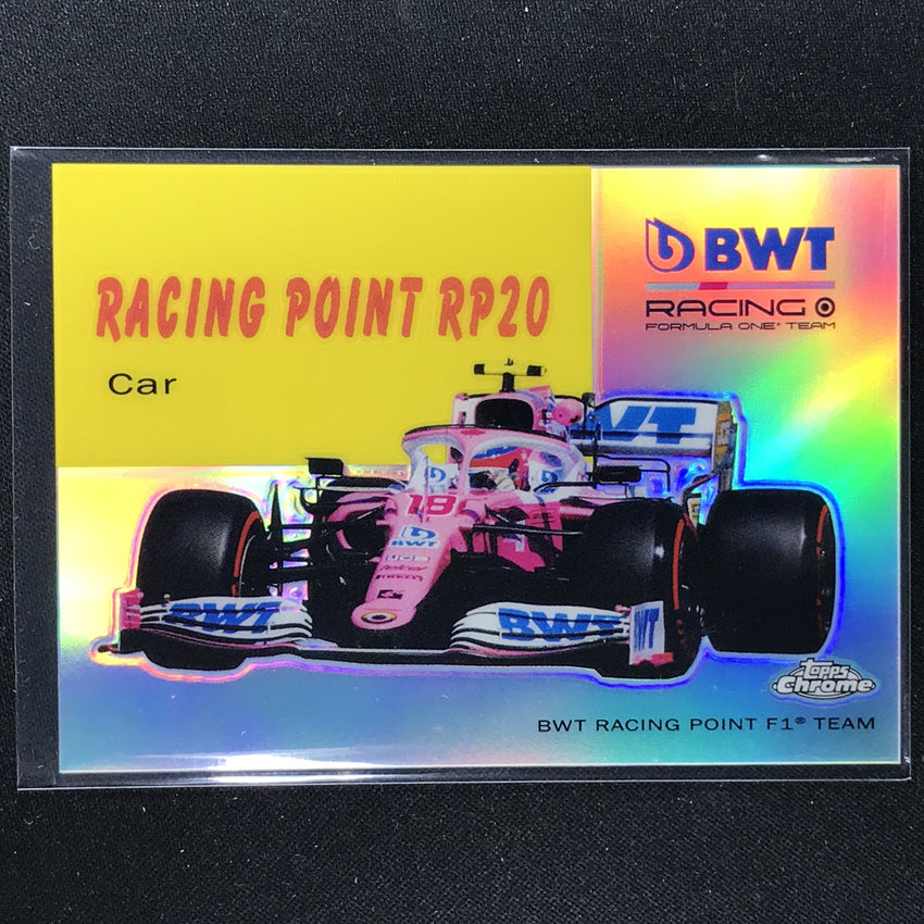 2020 Topps Chrome RACING POINT RP20 1954 World On Wheels Refractor #22