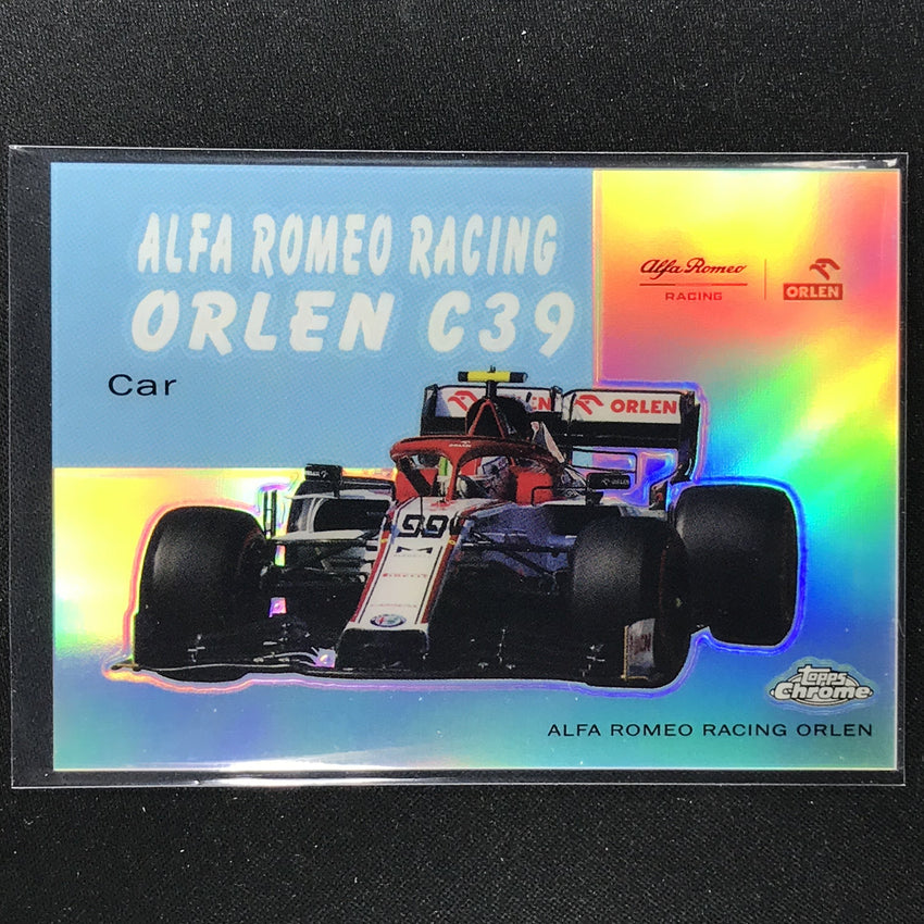 2020 Topps Chrome ALFA ROMEO RACING OLREN C39 1954 World On Wheels Refractor #23