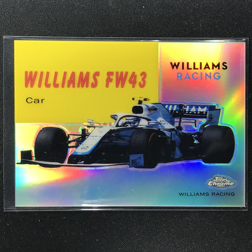 2020 Topps Chrome WILLIAMS FW43 1954 World On Wheels Refractor #25
