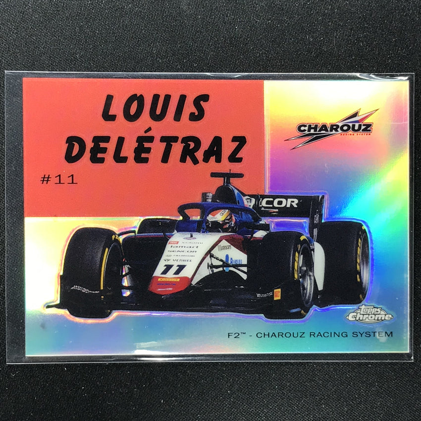2020 Topps Chrome LOUIS DELETRAZ 1954 World On Wheels Refractor #27