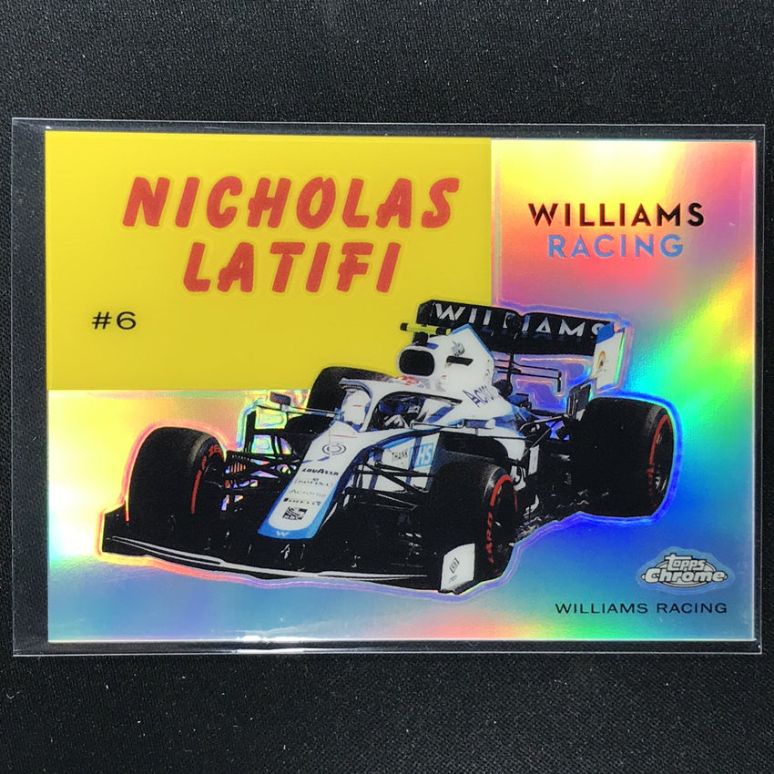 2020 Topps Chrome NICHOLAS LATIFI 1954 World On Wheels Refractor #35