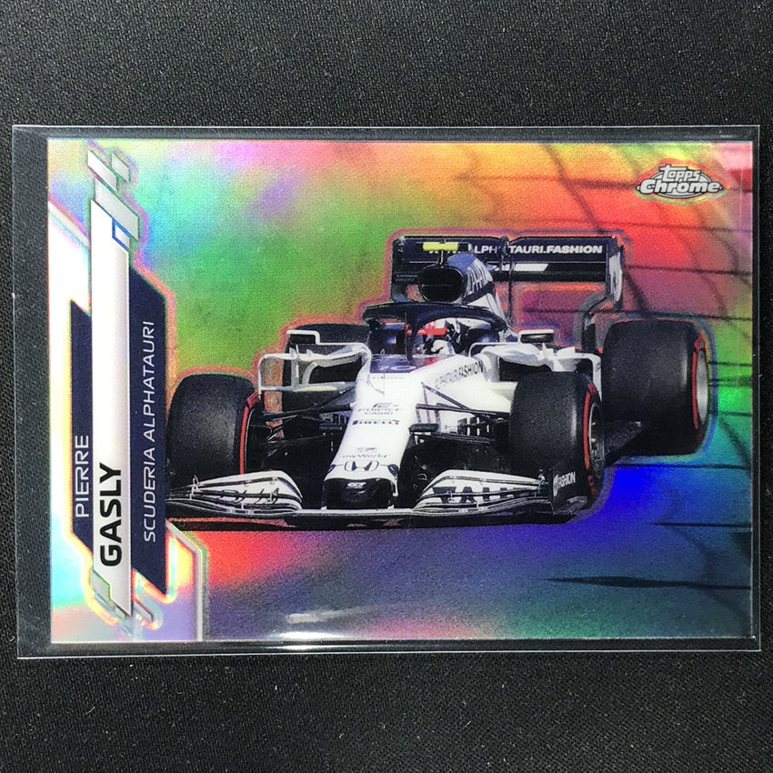 2020 Topps Chrome PIERRE GASLY F1 Cars Refractor #31