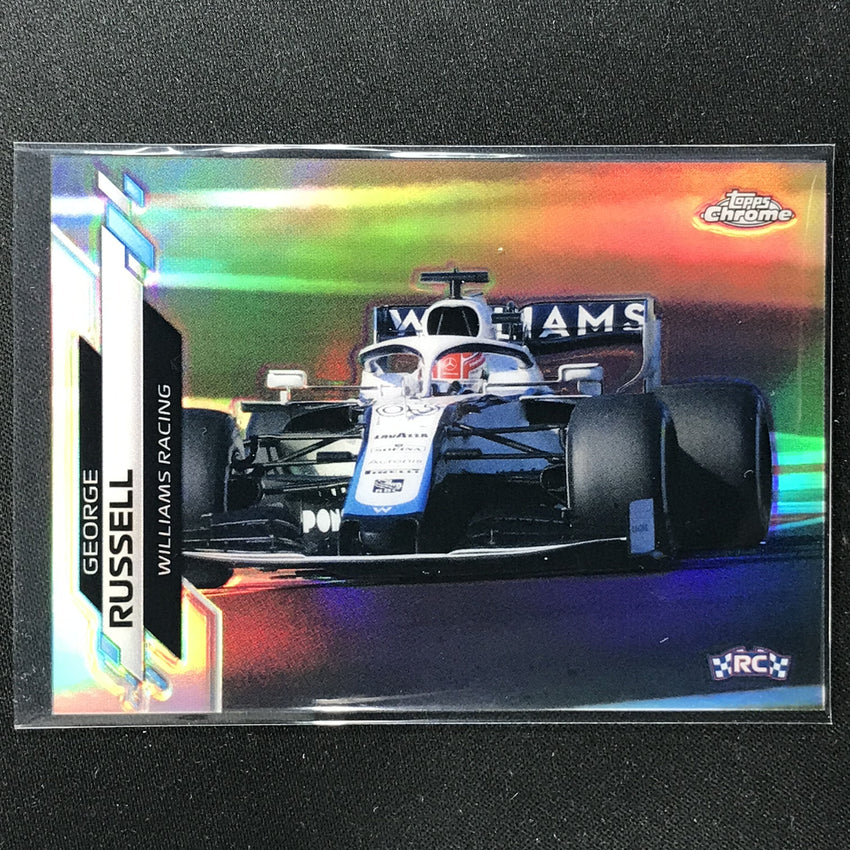 2020 Topps Chrome George Russell F1 Cars Refractor No 39