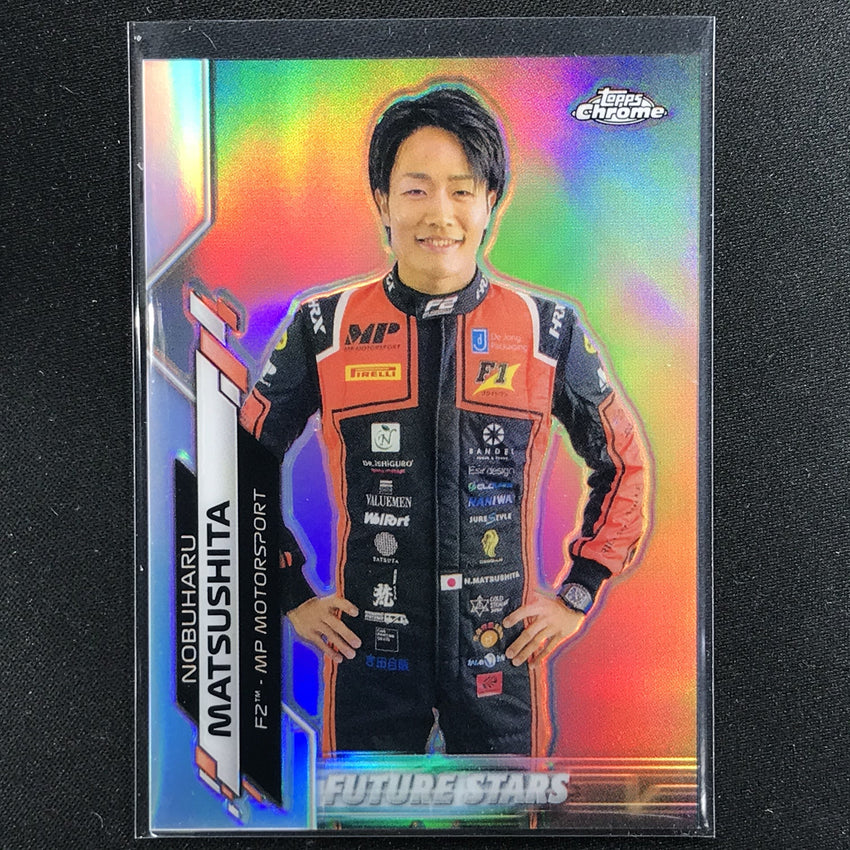 2020 Topps Chrome Nobuhara Matsushita F2 Racers Future Stars Refractor No 49
