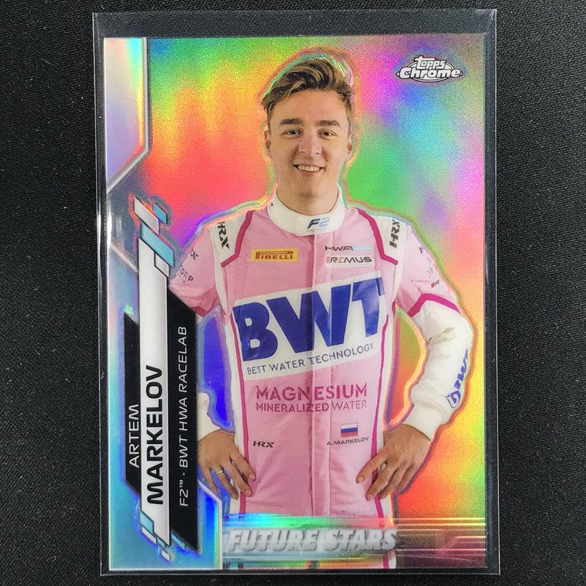 2020 Topps Chrome ARTEM MARKELOV F2 Racers Future Stars Refractor #51