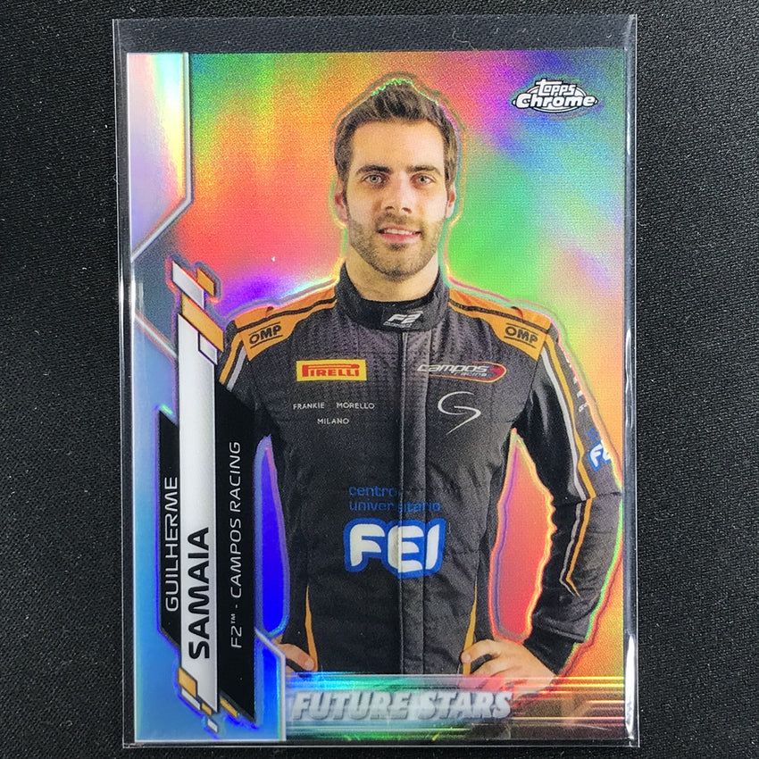 2020 Topps Chrome GUILHERME SAMAIA F2 Racers Future Stars Refractor #62
