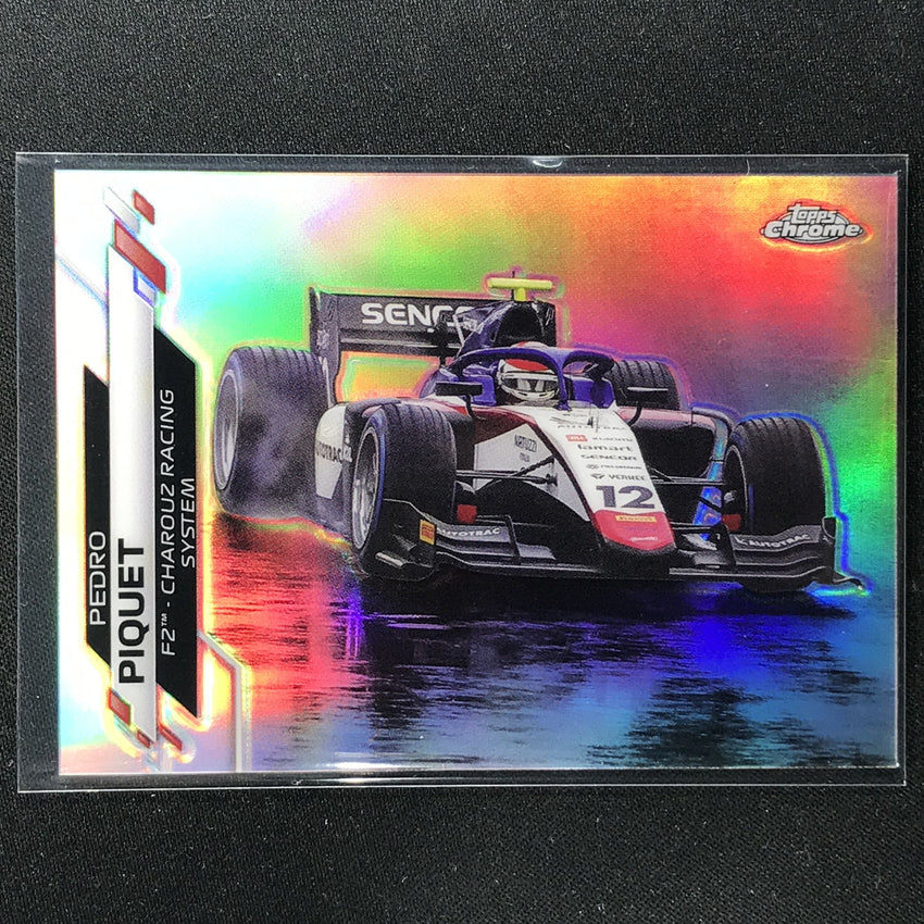 2020 Topps Chrome PEDRO PIQUET F2 Cars Refractor #70