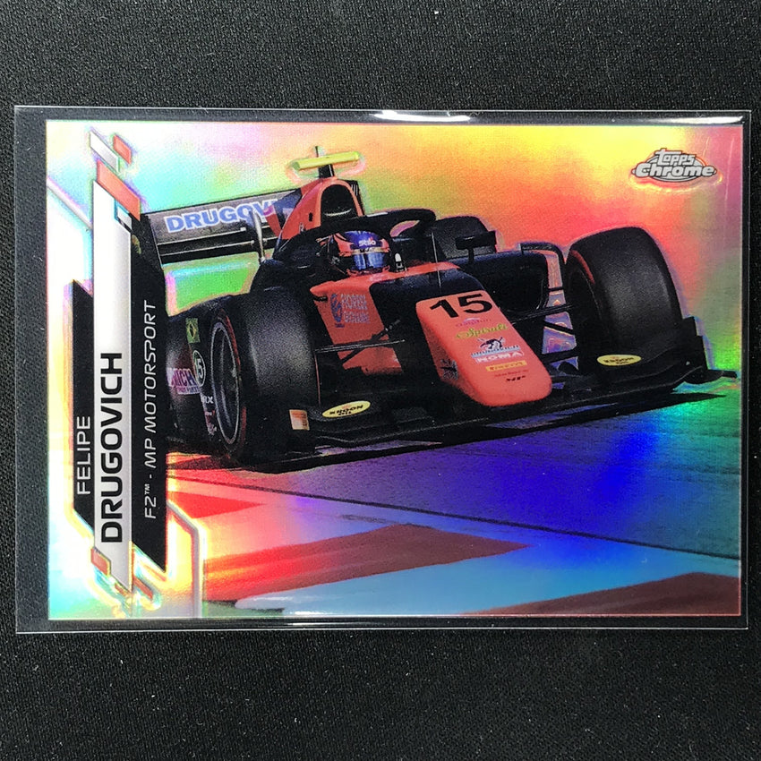 2020 Topps Chrome FELIPE DRUGOVICH F2 Cars Refractor #72