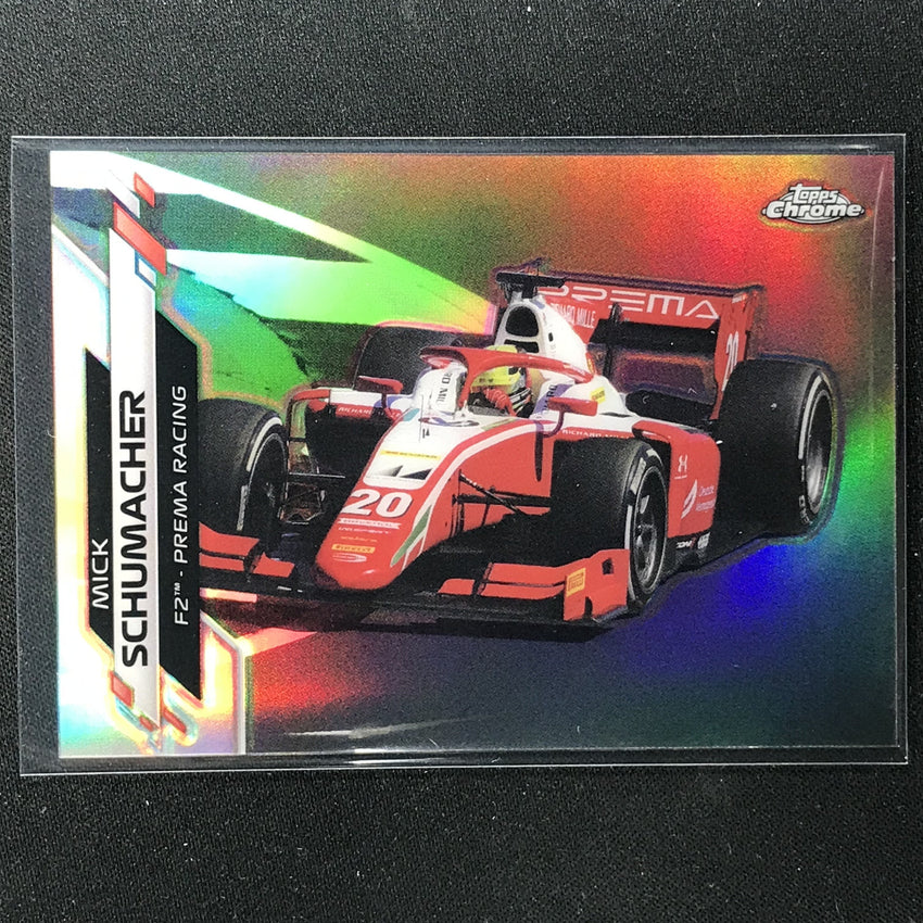 2020 Topps Chrome MICK SCHUMACHER F2 Cars Refractor #75