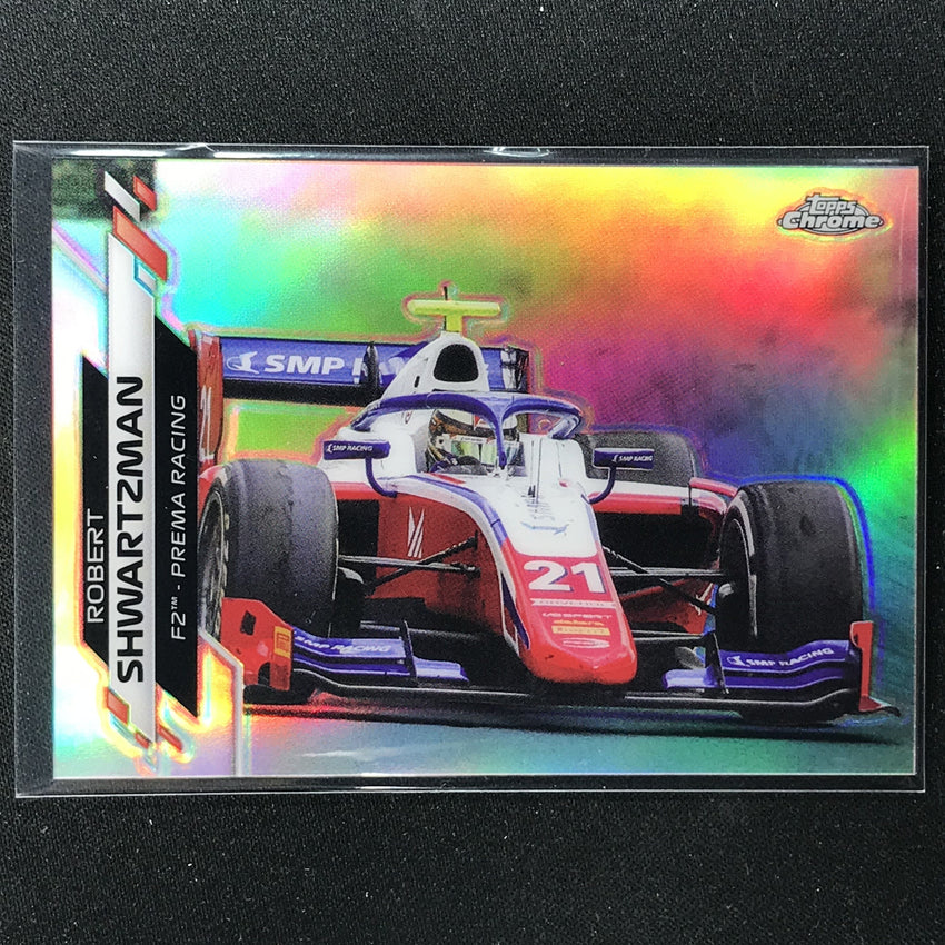 2020 Topps Chrome ROBERT SHWARTZMAN F2 Cars Refractor #76