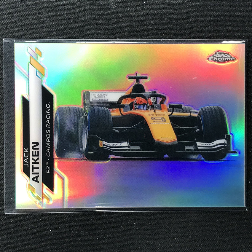 2020 Topps Chrome JACK AITKEN F2 Cars Refractor #83