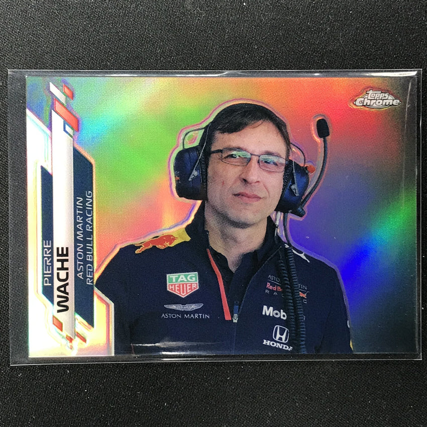 2020 Topps Chrome PIERRE WACHE F1 Crew Refractor #91