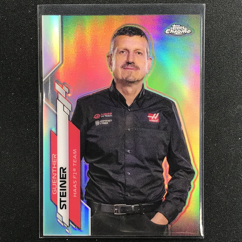 2020 Topps Chrome GUENTHER STEINER F1 Crew Refractor #93