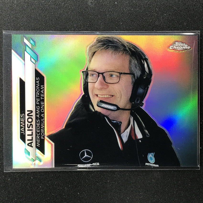 2020 Topps Chrome JAMES ALLISON F1 Crew Refractor #99
