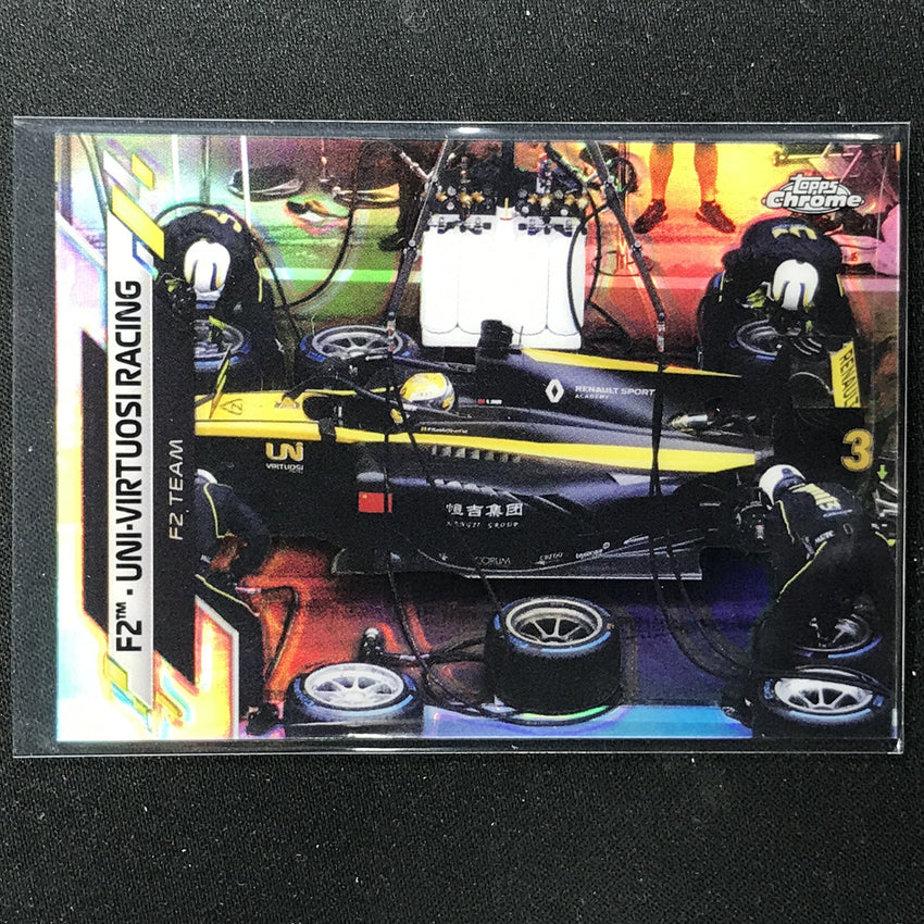 2020 Topps Chrome UNI-VIRTUOSI RACING F2 Crew Refractor #102