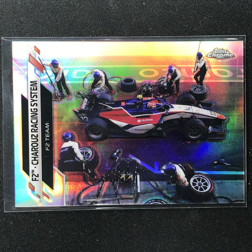2020 Topps Chrome CHAROUZ RACING SYSTEM F2 Crew Refractor #104