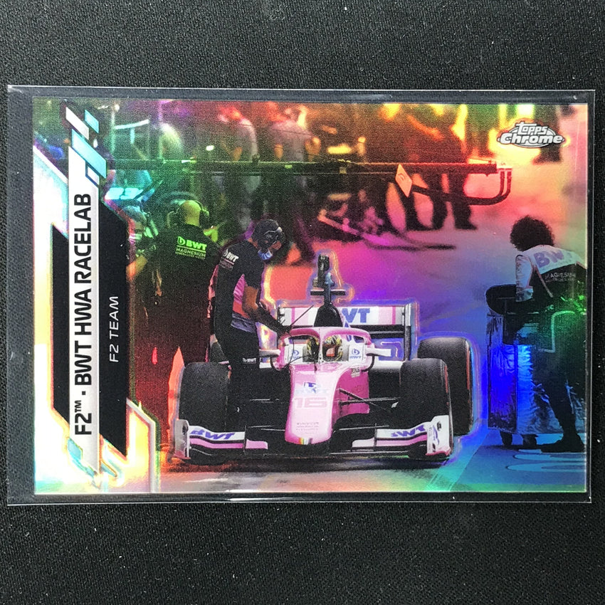 2020 Topps Chrome Bwt Hwa Racelab F2 Crew Refractor No 106