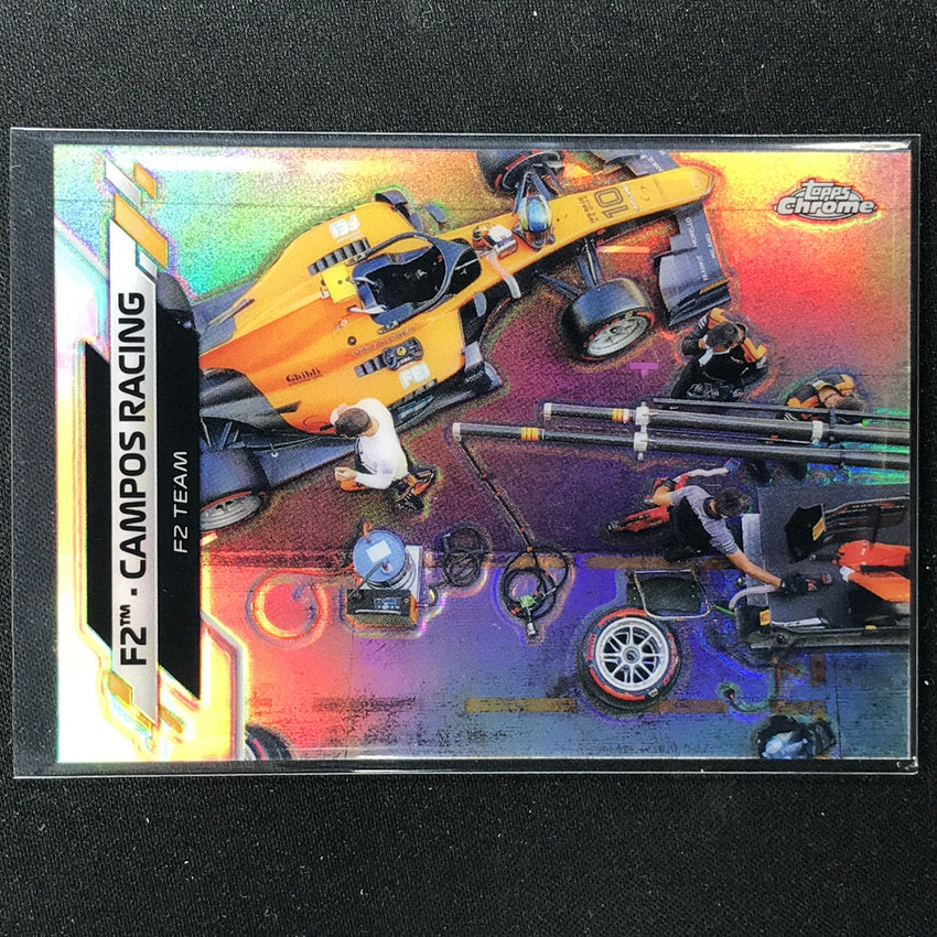 2020 Topps Chrome CAMPOS RACING F2 Crew Refractor #111