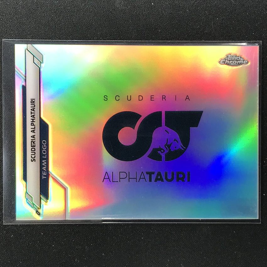 2020 Topps Chrome SCUDERIA ALPHATAURI Team Logo Refractor #117
