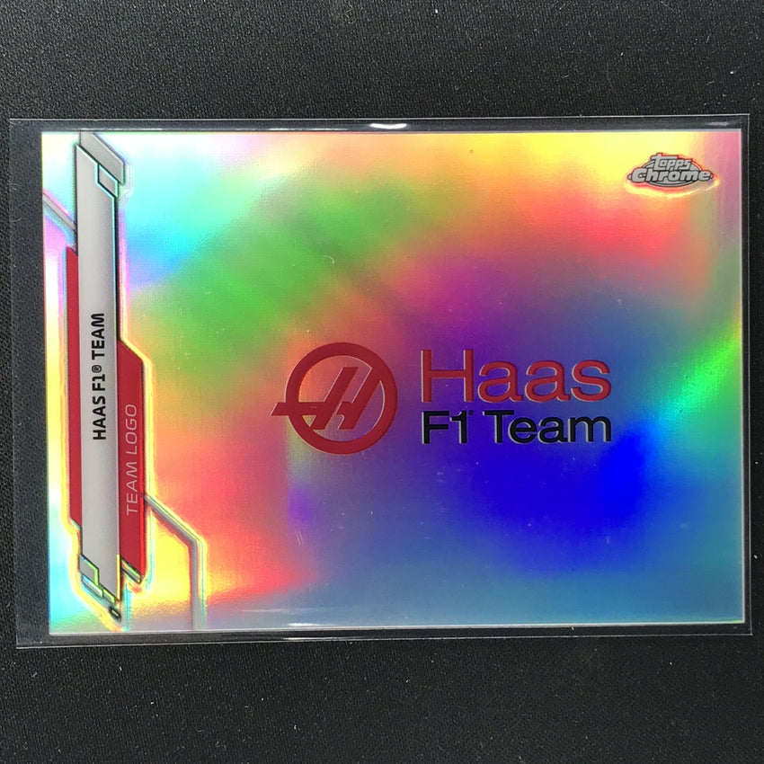 2020 Topps Chrome Haas F1 Team Logo Refractor No 120