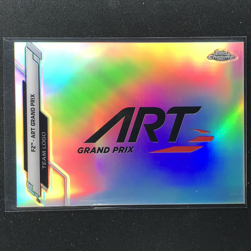 2020 Topps Chrome Art Grand Prix F2 Team Logo Refractor No 124
