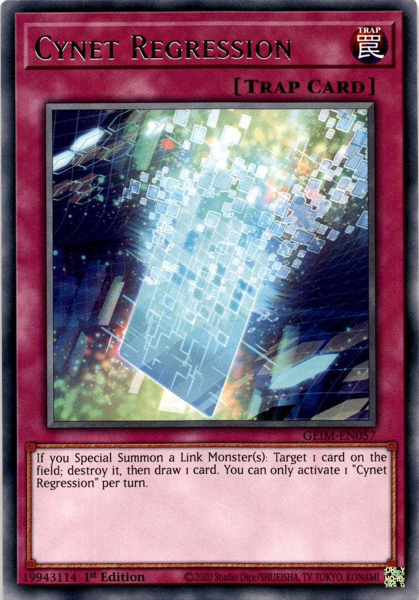PLAYSET (3x) Cynet Regression - GEIM-EN057 - Rare 1st Edition-Cherry Collectables