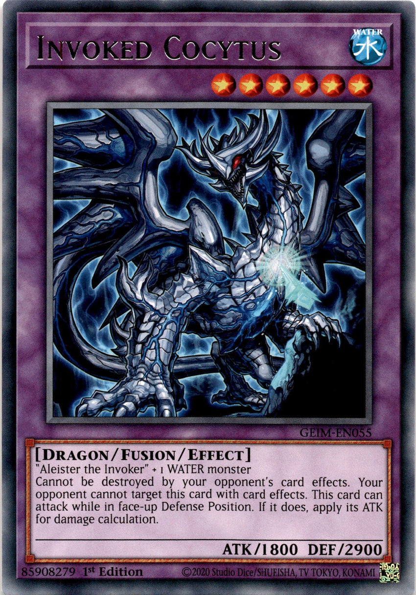 PLAYSET (3x) Invoked Cocytus - GEIM-EN055 - Rare 1st Edition-Cherry Collectables