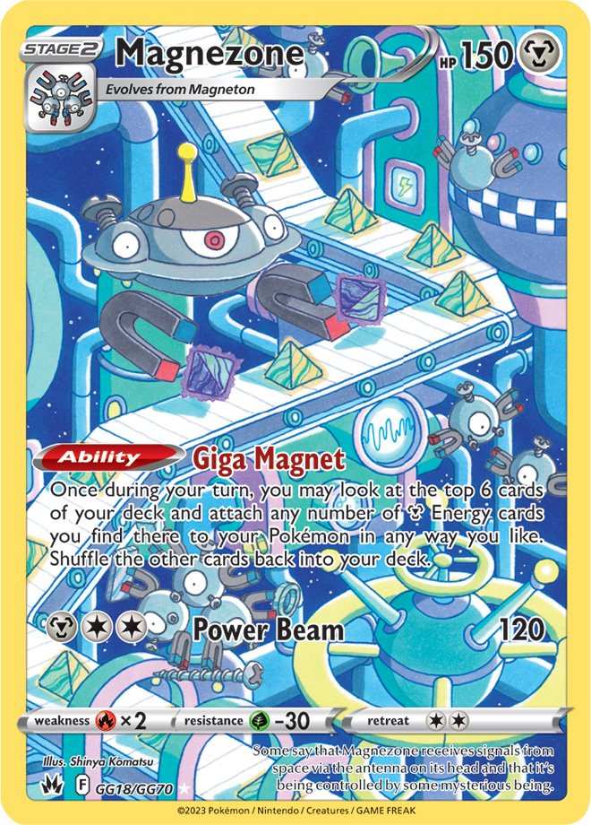 Magnezone - GG18/GG70 - Holo Rare Crown Zenith Galarian Gallery