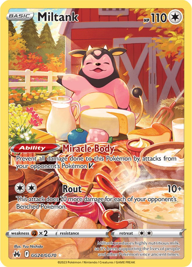 Miltank - GG24/GG70 - Holo Rare Crown Zenith Galarian Gallery