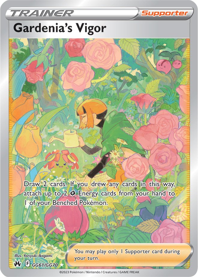 Gardenia's Vigor - GG61/GG70 - Full Art Ultra Rare Crown Zenith Galarian Gallery