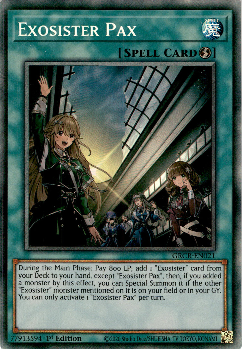 Exosister Pax - GRCR-EN021 - Collector's Rare 1st Edition