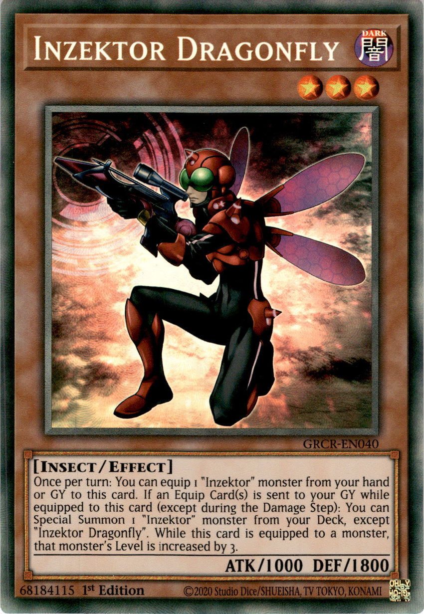 Inzektor Dragonfly - GRCR-EN040 - Collector's Rare 1st Edition