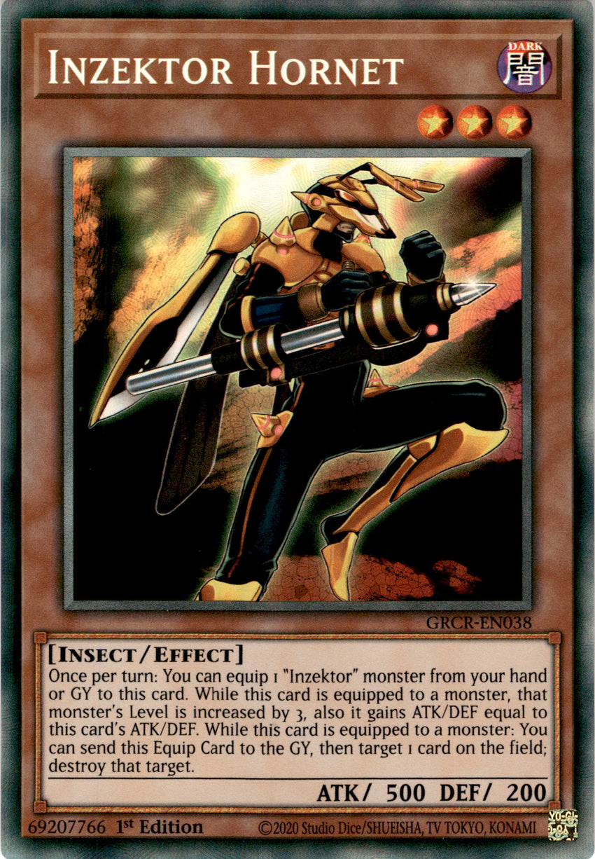 Inzektor Hornet - GRCR-EN038 - Collector's Rare 1st Edition