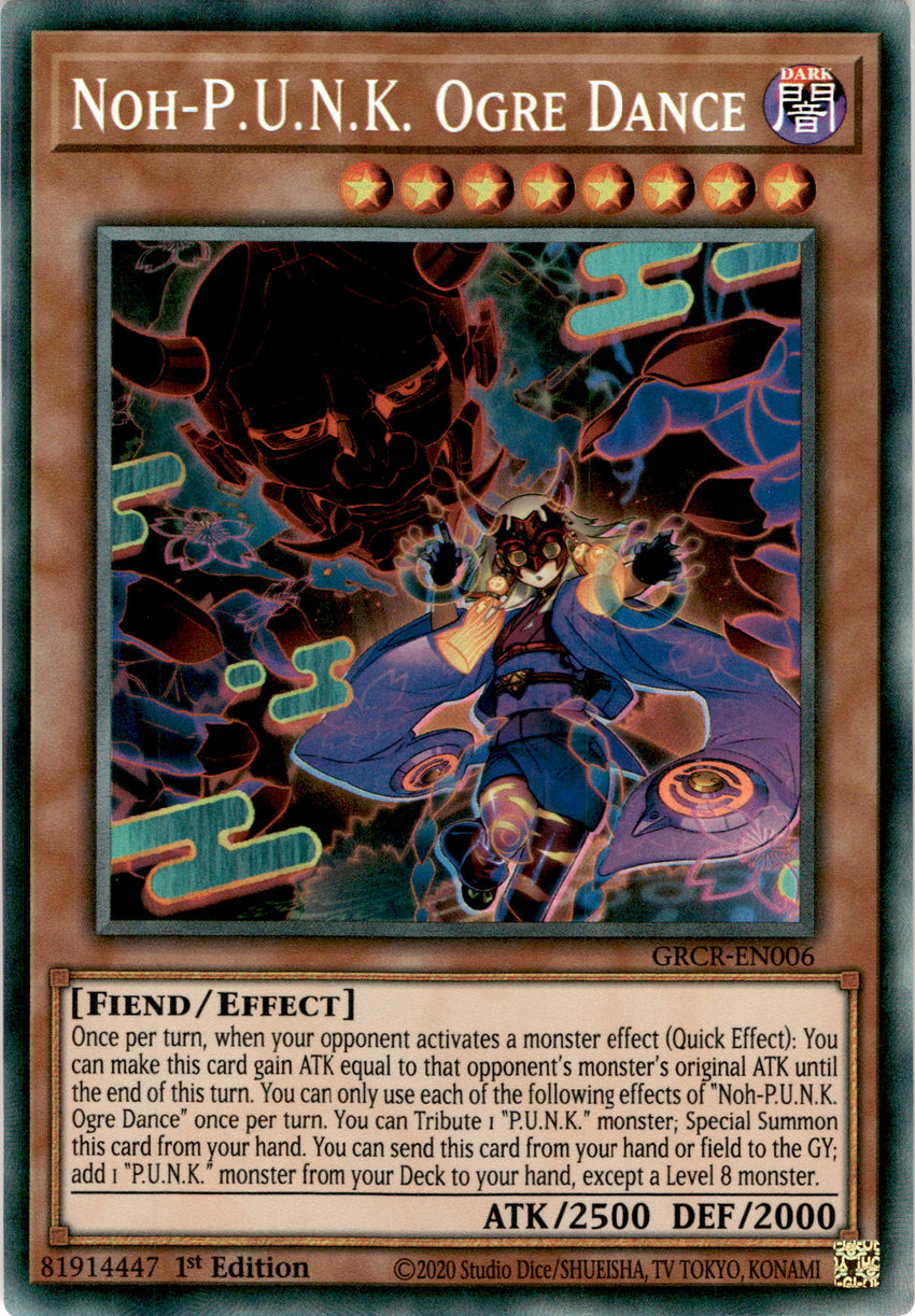 Collector Rare Noh-p.u.n.k. Ogre Dance - Grcr-en006 - 1st Edition