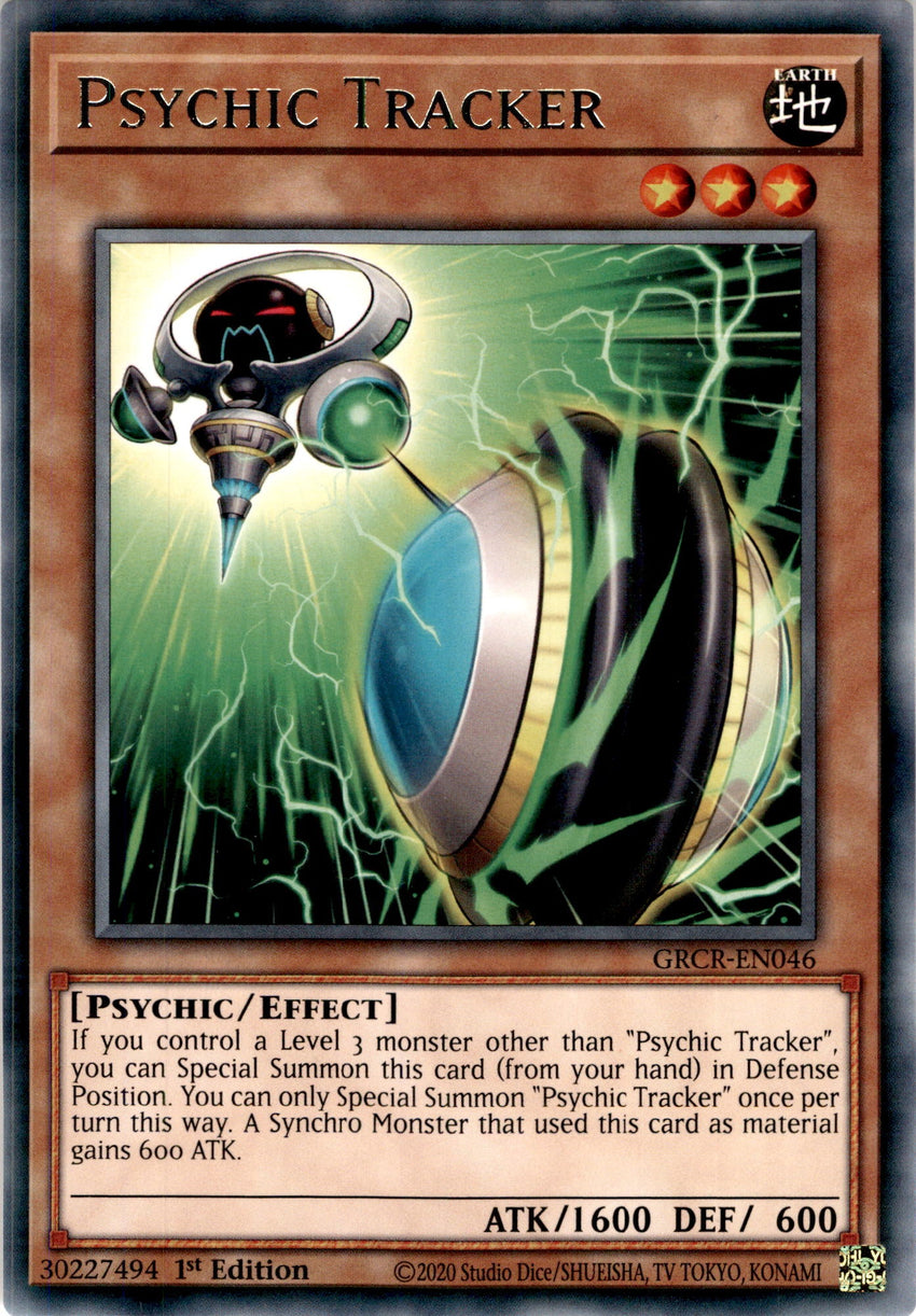 Psychic Tracker - GRCR-EN046 - Rare 1st Edition