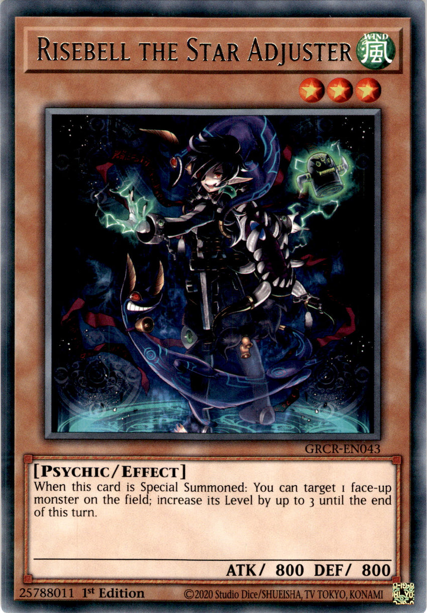 Risebell the Star Adjuster - GRCR-EN043 - Rare 1st Edition