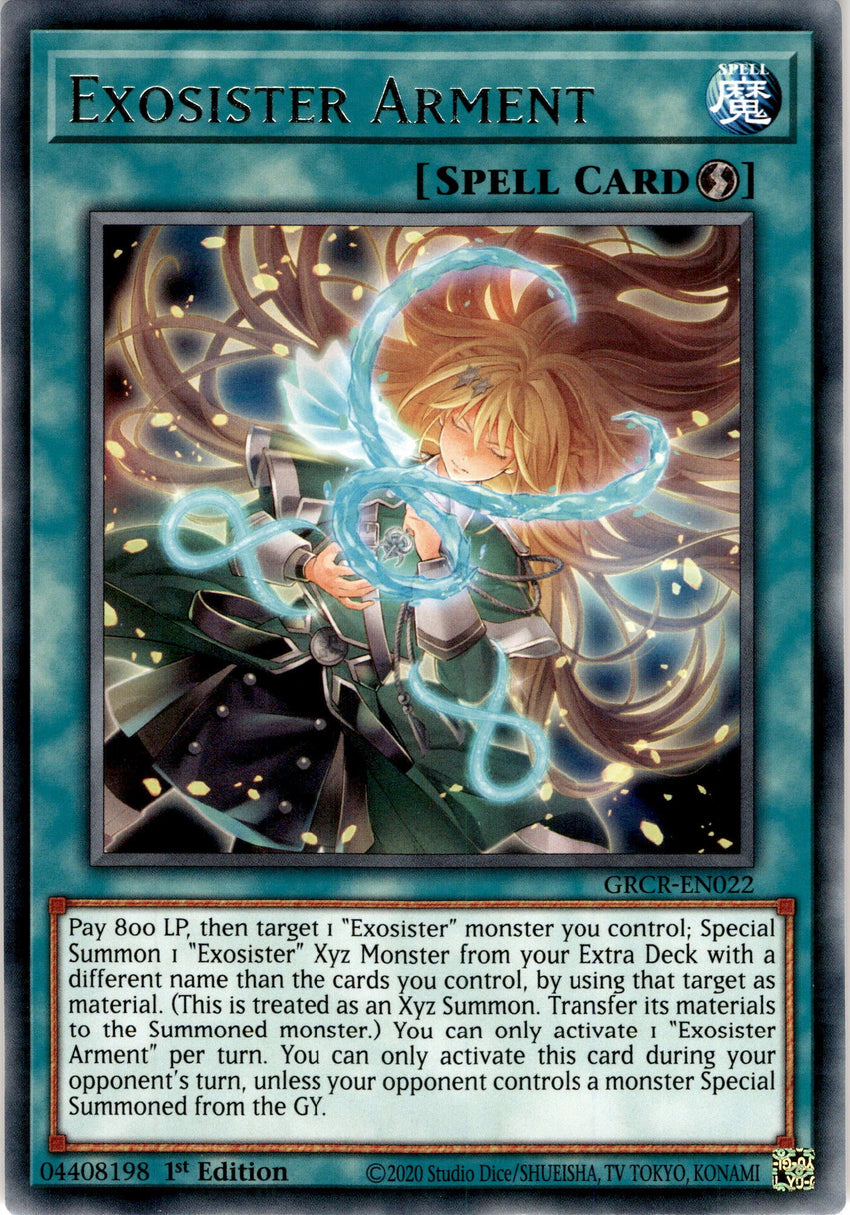 Exosister Arment - GRCR-EN022 - Rare 1st Edition