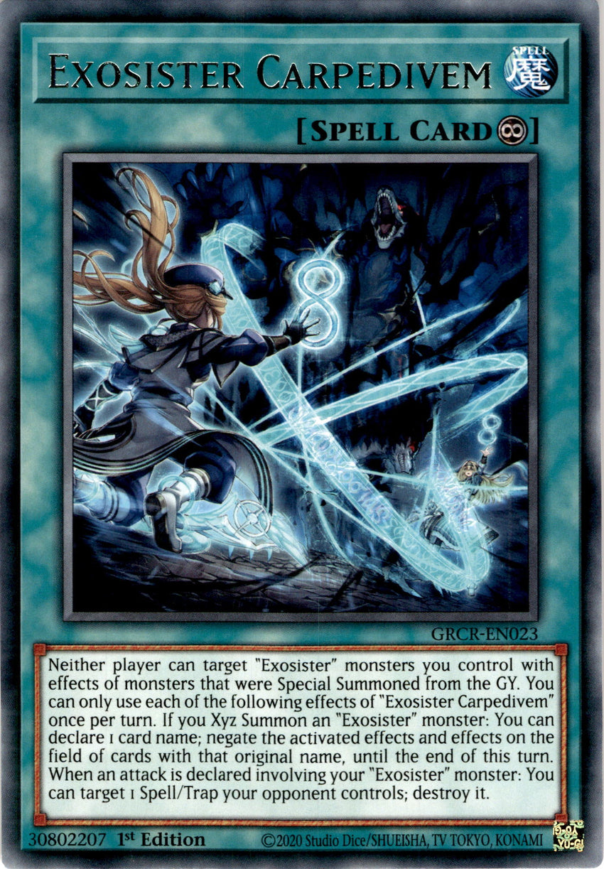 Exosister Carpedivem - GRCR-EN023 - Rare 1st Edition
