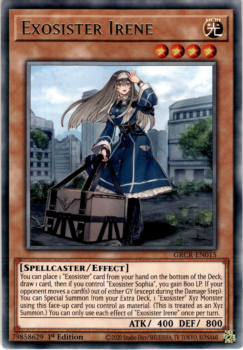 Exosister Irene - GRCR-EN015 - Rare 1st Edition