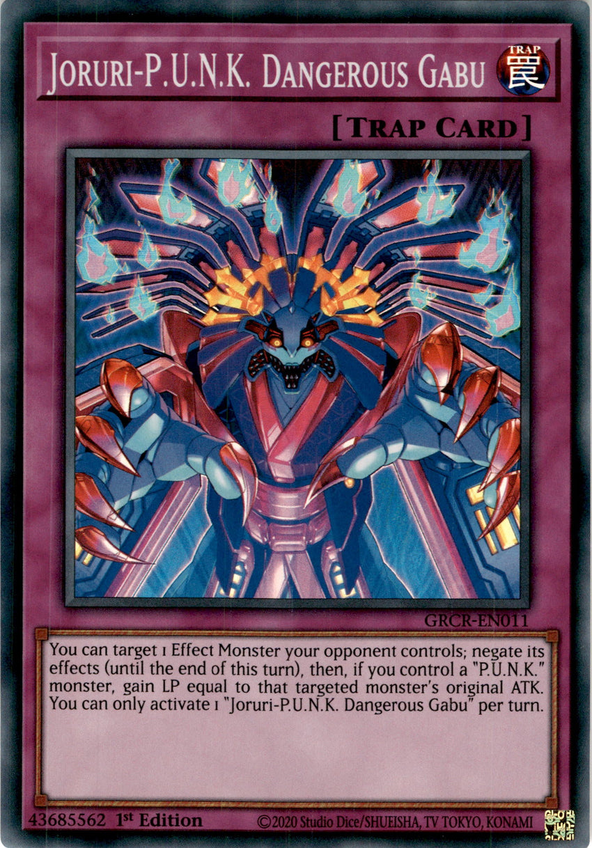 Joruri-P.U.N.K. Dangerous Gabu - GRCR-EN011 - Super Rare 1st Edition